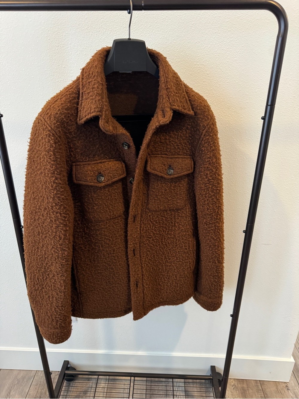 Manuel Ritz Brown/Tan Shirt Jacket - Picture 2 of 16
